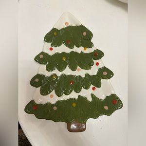 Christmas Tree Serving Dish
